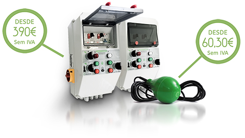 Quadro de Alternância com Alarme 2 Bombas para Saneamento e Regulador de Nível